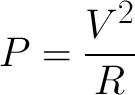 fórmula de energía eléctrica